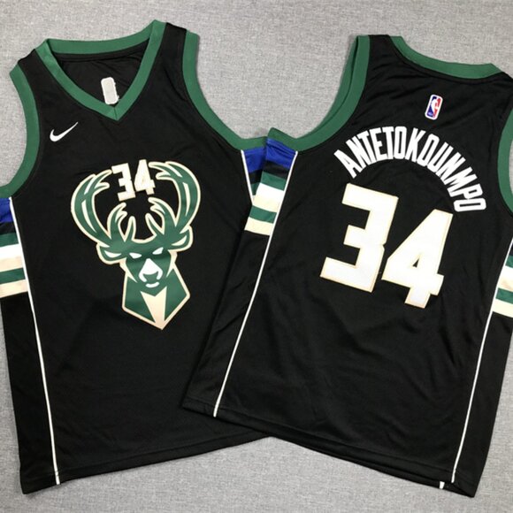 Youth Milwaukee Bucks Giannis Antetokounmpo Jersey